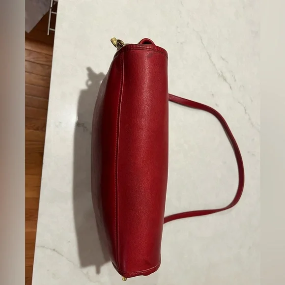 Vintage Coach Red Convertible Clutch #9365 - Picture 10 of 15